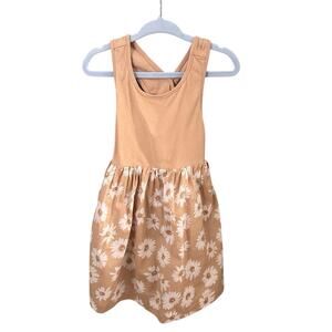Gap Kids Tan Floral Dress (Size 2)